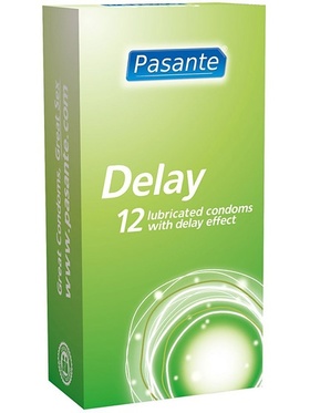 Pasante Delay: Kondomer, 12 stk