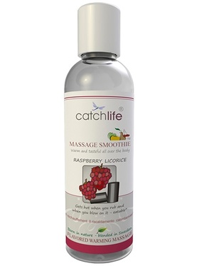 Catchlife: Massage Smoothie, Bringebær & Lakris, 100 ml