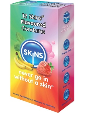 Skins Flavoured: Kondomer, 12 stk