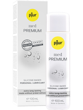 Pjur Med: Premium Glide, Silikonbasert Glidemiddel, 100 ml