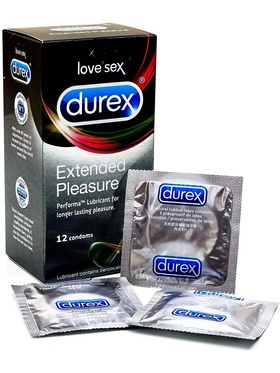 Durex Extended Pleasure: Kondomer, 12 stk