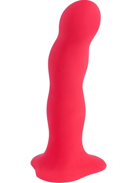 Fun Factory: Bouncer Rumbling Dildo, 18 cm, rød