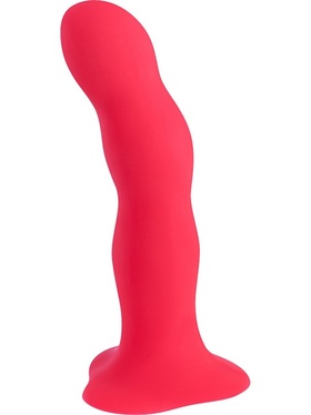 Fun Factory: Bouncer Rumbling Dildo, 18 cm, rød