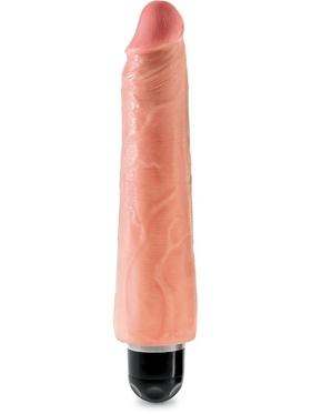 King Cock: Vibrating Stiffy, 29 cm, lys