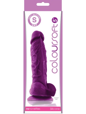 NSNovelties: Coloursoft Dildo, 16 cm, lilla