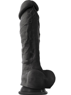 NSNovelties: Coloursoft Dildo, 24 cm, svart