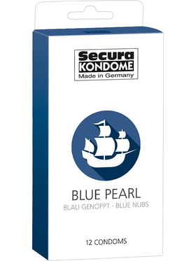 Secura: Blue Pearl, Kondomer, 12 stk