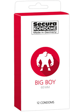 Secura: Big Boy 60 mm, Kondomer, 12 stk