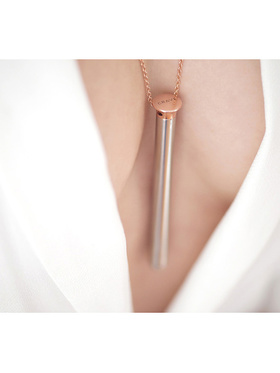 Crave: Vesper Vibrator Necklace, rose gull