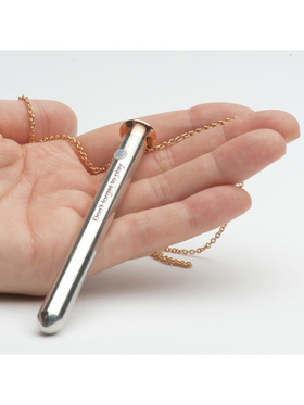 Crave: Vesper Vibrator Necklace, rose gull