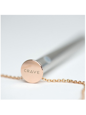 Crave: Vesper Vibrator Necklace, rose gull