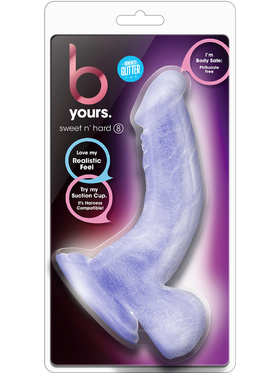 B Yours: Sweet 'n Hard 8 Dildo, 18 cm, gjennomsiktig