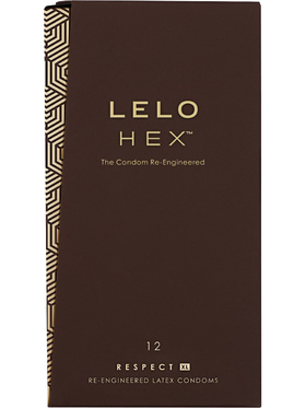 LELO: HEX Respect XL, Kondomer, 12 stk