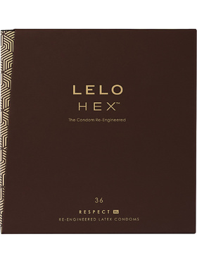 LELO: HEX Respect XL, Kondomer, 36 stk