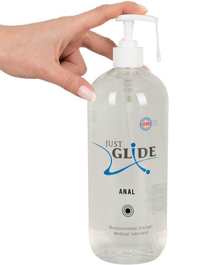Just Glide Anal: Vannbasert Glidemiddel, 1000 ml