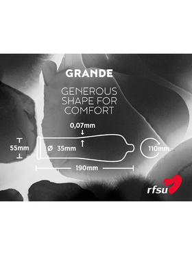 RFSU Grande: Kondomer, 30 stk