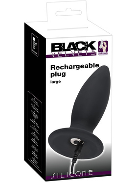 Black Velvets: Rechargeable Plug, Large