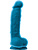 NSNovelties: Colours Dual Density Dildo, 18 cm, blå