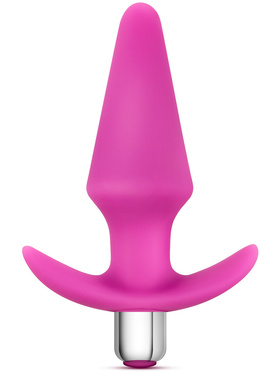 Luxe: Discover, Vibrating Silicone Anal Plug, rosa