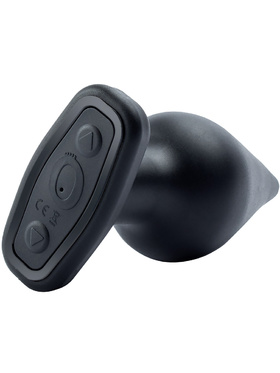 Screaming O: Rechargable Vibrating Plug XL with Remote, svart