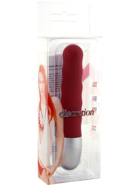 SevenCreations: Discretion Ribbed, Minivibrator, rød