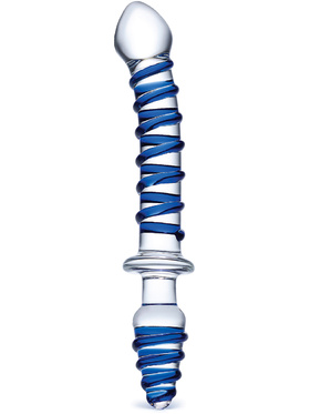 Gläs: Mr. Swirly, Double Ended Glass Dildo & Butt Plug