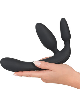 You2Toys: Vibrating Strapless Strap-On, Triple Teaser, svart