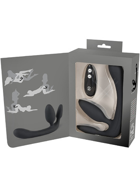 You2Toys: Vibrating Strapless Strap-On, Triple Teaser, svart