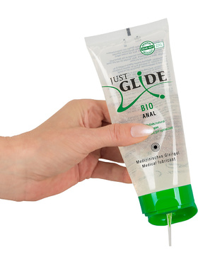 Just Glide Bio Anal: Vannbasert Glidemiddell, 200 ml