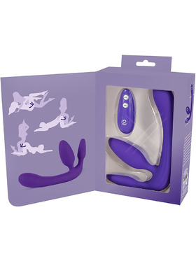 You2Toys: Vibrating Strapless Strap-On, Triple Teaser, lilla