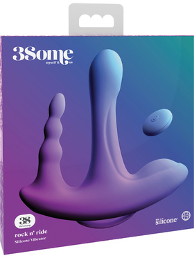 3Some: Rock N' Ride, Silicone Vibrator, lilla