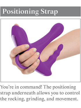 3Some: Rock N' Ride, Silicone Vibrator, lilla