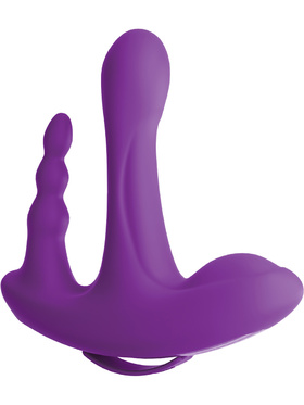 3Some: Rock N' Ride, Silicone Vibrator, lilla