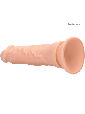 RealRock Skin: Realistic Dildo, 19 cm, lys