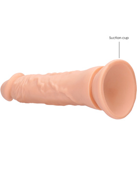 RealRock Skin: Realistic Dildo, 21.5 cm, lys