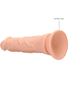 RealRock Skin: Realistic Dildo, 24 cm, lys