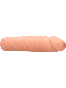 RealRock Skin: Penis Extender, 17.5 cm, lys