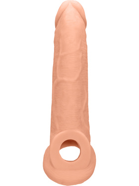 RealRock Skin: Penis Extender with Rings, 22 cm, lys