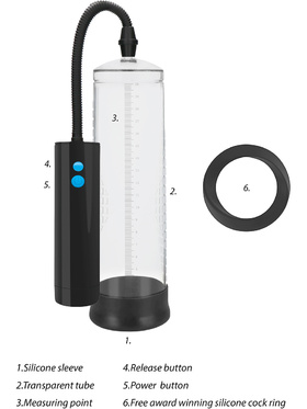 Pumped: Extreme Power Rechargeable Auto Pump, gjennomsiktig