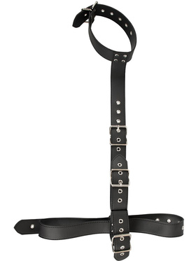 Vegan Fetish: Neck Restraint with Handcuffs