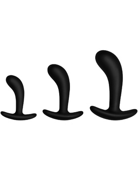 XR Master Series: Dark Delights, 3 Piece Curved Anal Trainer Set