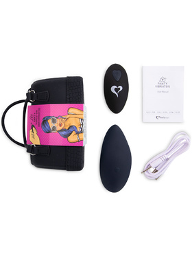 Feelztoys: Remote Controlled Panty Vibrator, svart