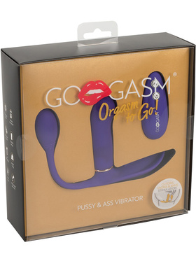 GoGasm: Pussy & Ass Vibrator, lilla