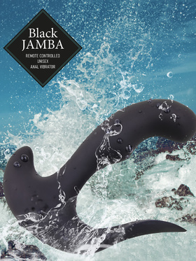 Feelztoys: Black Jamba, Remote Controlled Unisex Anal Vibrator