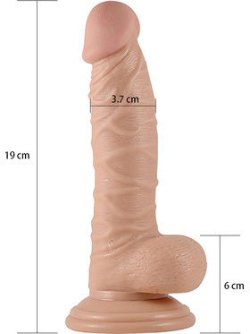 LoveToy: Real Extreme Dildo, 19 cm