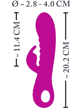 XouXou: Super Soft Silicone Rabbit Vibrator Nr.1