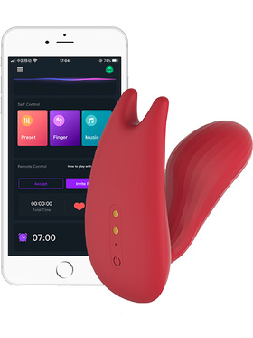 Magic Motion: Umi, Smart Wearable Dual Motor Vibrator, rød