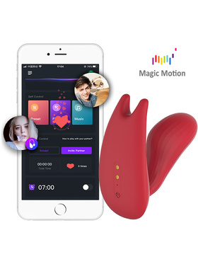 Magic Motion: Umi, Smart Wearable Dual Motor Vibrator, rød