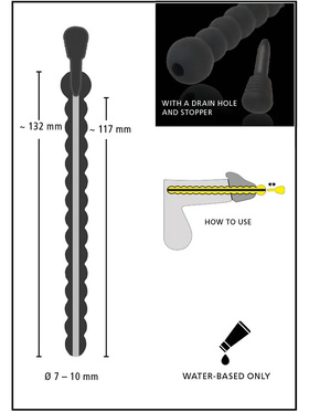 Penis Plug: Piss Play with Stopper, 10 mm