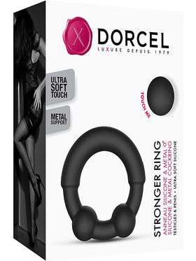 Marc Dorcel: Stronger Ring, Silicone & Metal Cockring 